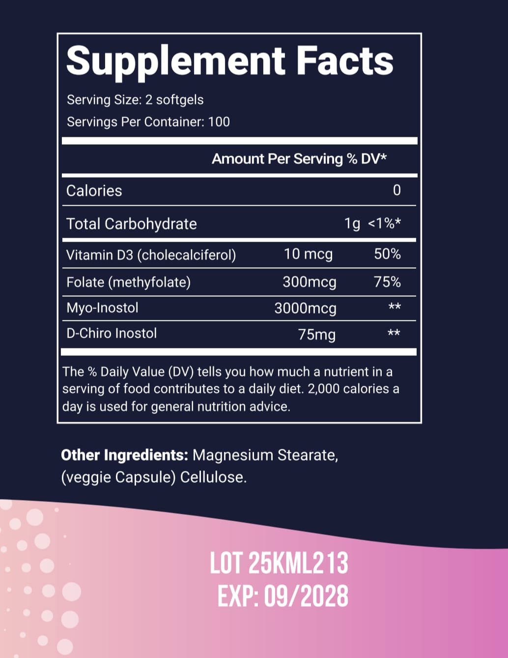Miniatura 3 de SUPLEMENTO  MYO D-C INOSITOL- TOTAL